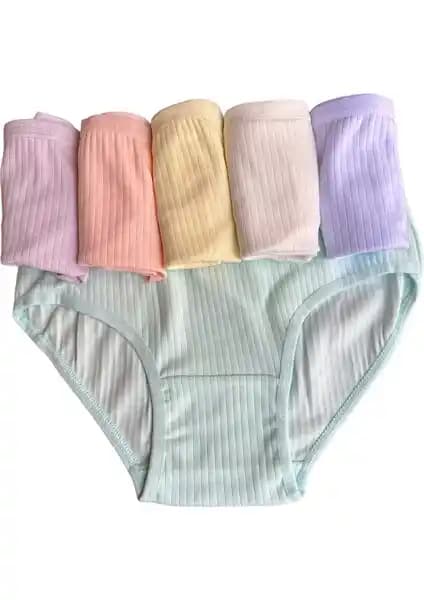 Tutku Dondeza 12'li Pamuklu Kız Çocuk Külot Seti Konfor ve Şıklık Bir Arada