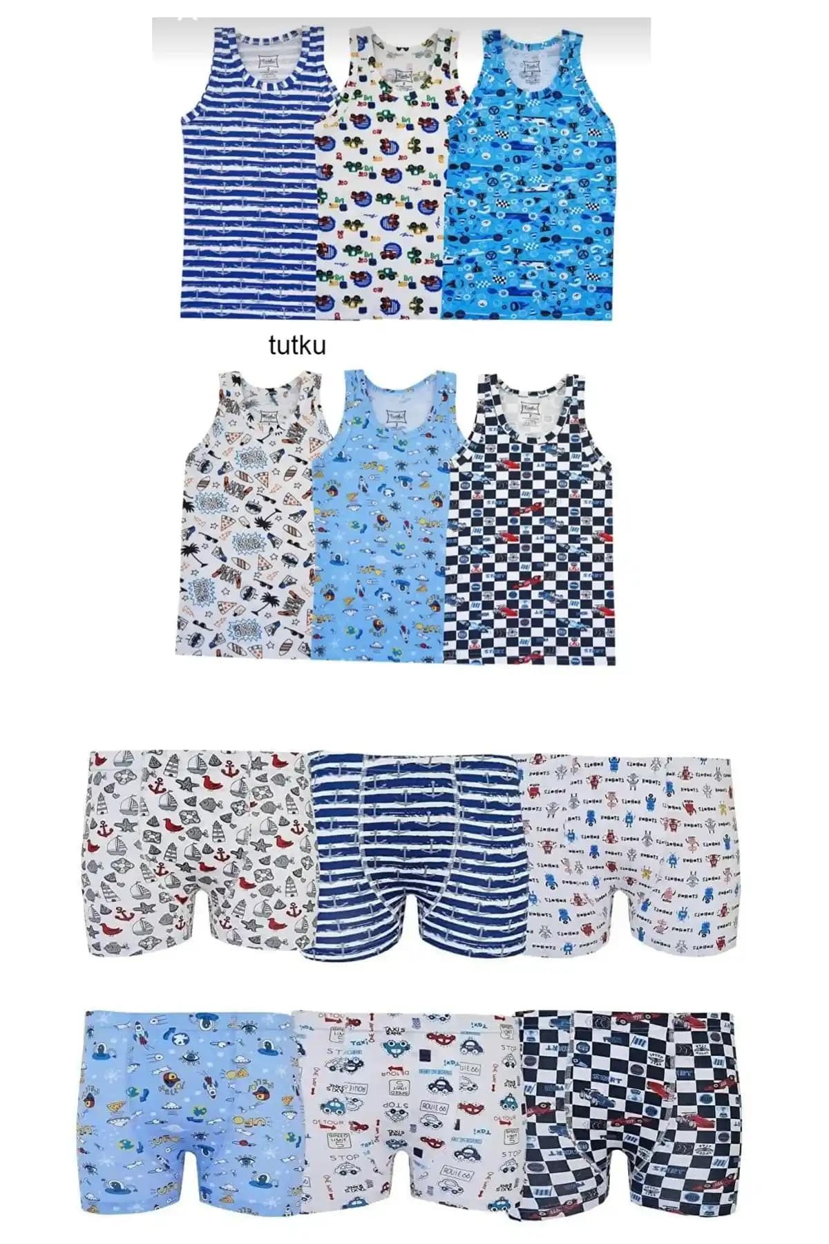 Tutku Erkek Çocuk Takımı: Konfor ve Şıklığı Bir Arada Sunan Dayanıklı İç Giyim Koleksiyonu