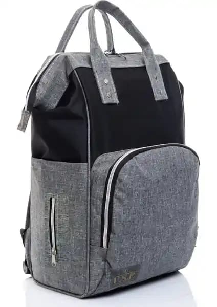 U.S.F Anne Bebek Bakım Çantaları Karşılaştırması: Siyah-Gri ve Gri-Pembe Modelleri