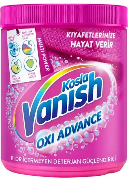 Vanish Oxi Action Multipower: Renkleri Koruyan ve Zorlu Lekeleri Etkili Temizleyen Toz Deterjan