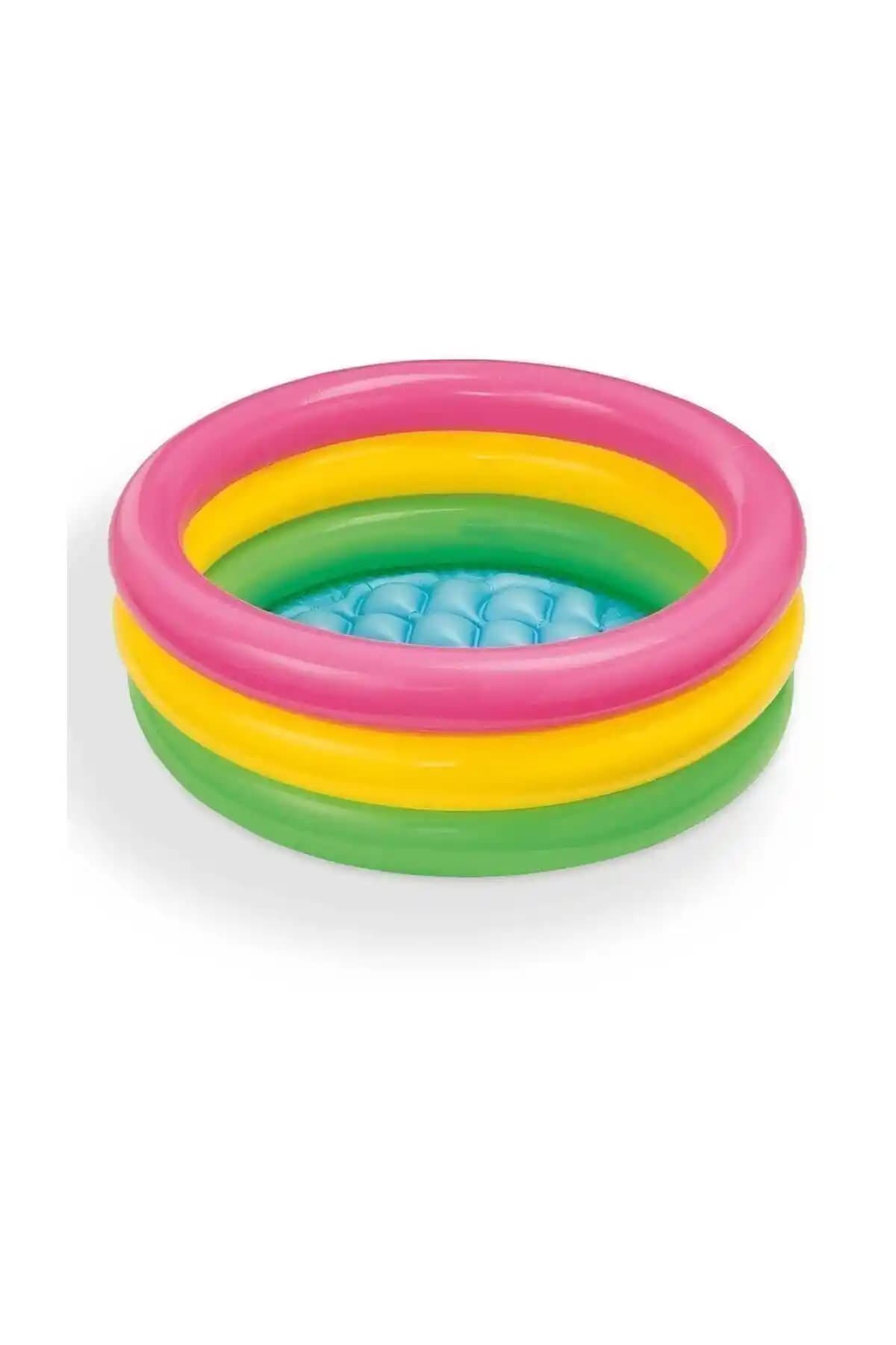 Vardem Sunset Yuvarlak Bebek Havuzu Güvenli ve Dayanıklı Yaz Serinliği İçin
