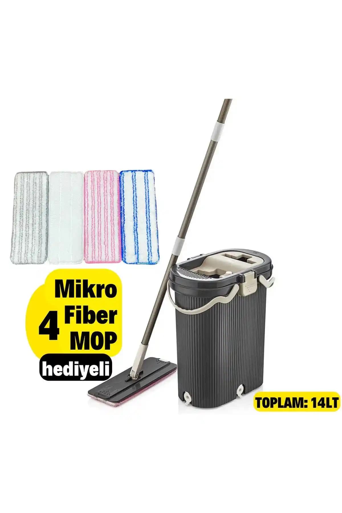 Vip Ahmet Yedek Bezli Tablet Mop Temizlik Seti - Dayanıklı ve Ergonomik Tasarım