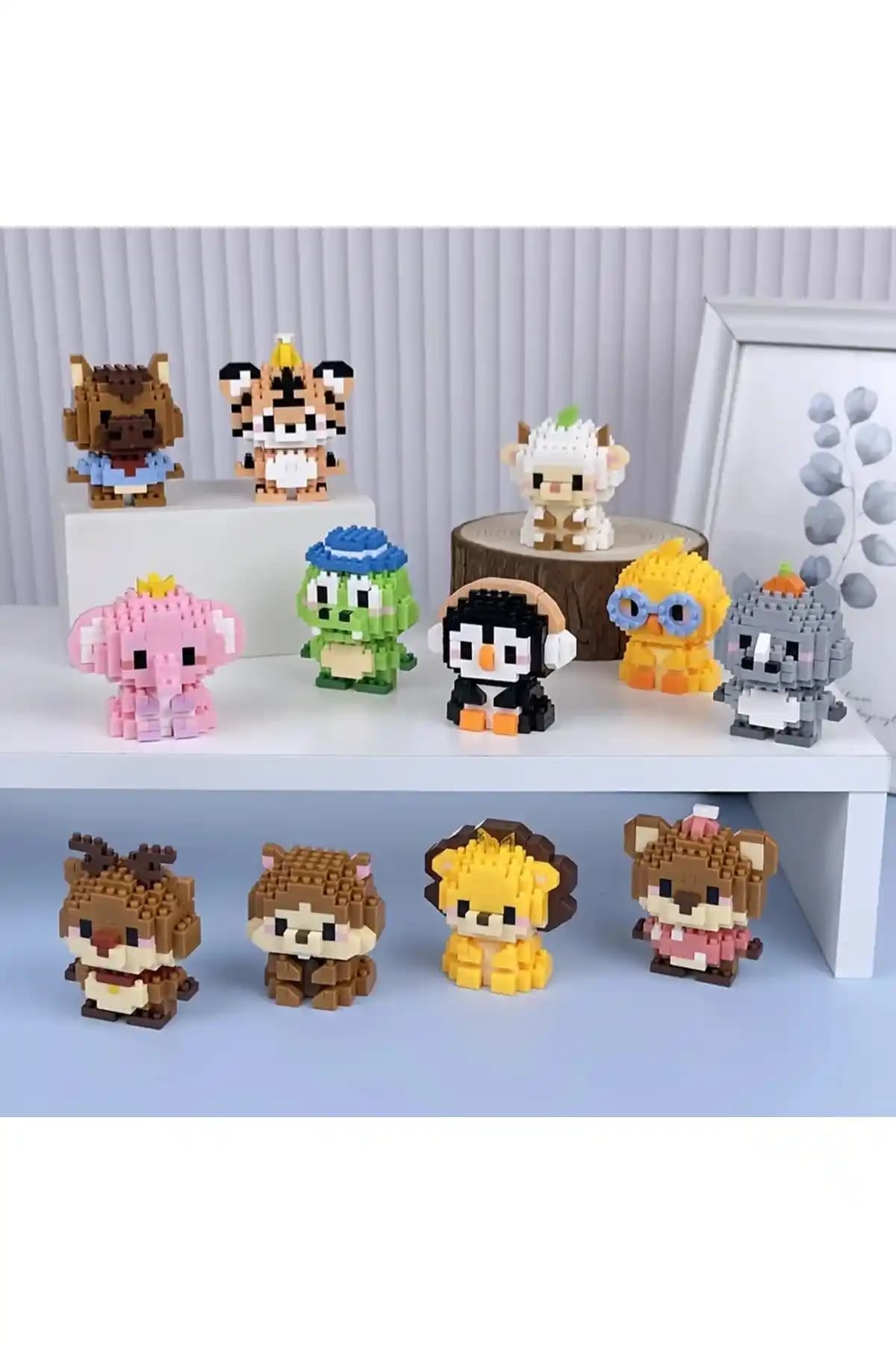 Womi Sevimli Hayvanlar Mini Blok Figürleri: Çocuklar ve Koleksiyoncular İçin Eğlenceli Hobi