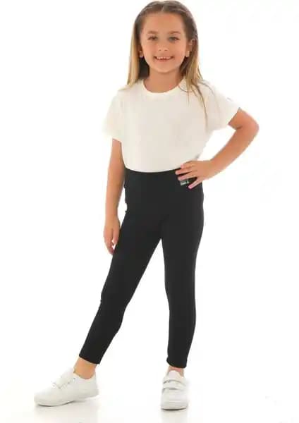 Zepkids Kız Çocuk Siyah Fitilli ve Yüksek Bel İspanyol Paça Tayt Karşılaştırması