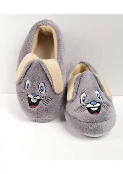 Zondersan 67 Tavşanlı Çocuk Pandufları: Sıcak ve Konforlu Sevimli Tasarım Çocuk Ayakkabısı