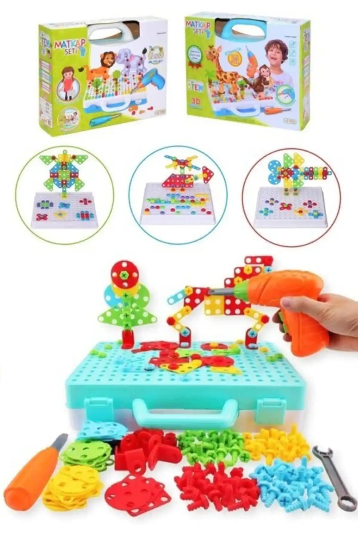 Birlik Oyuncak 3D STEM Eğitici Matkap Seti ve Tamir Seti Karşılaştırması