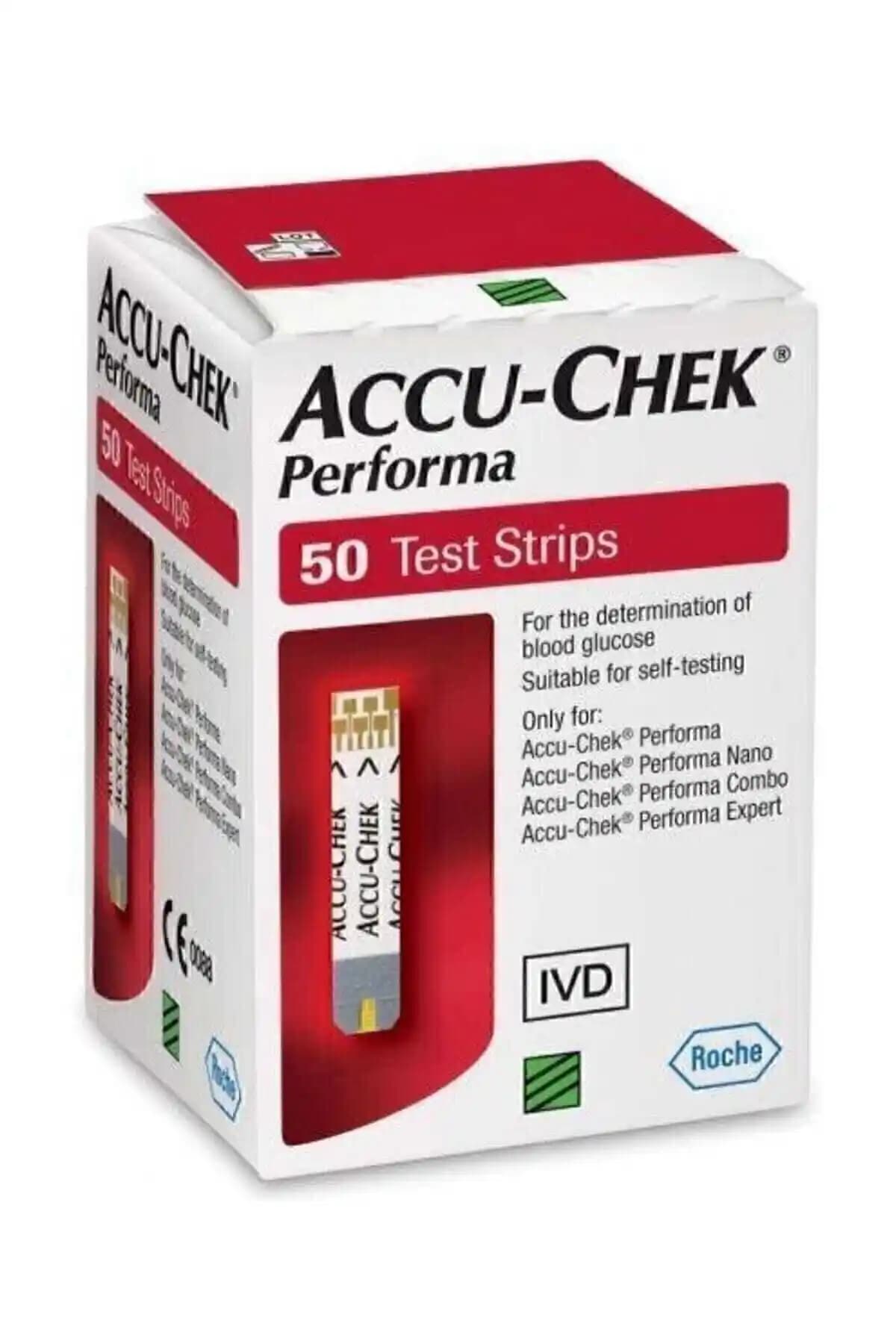 Accu Chek Performa Nano Test Çubuğu 50'li Güvenilir ve Hassas Kan Şekeri Ölçüm Çözümü