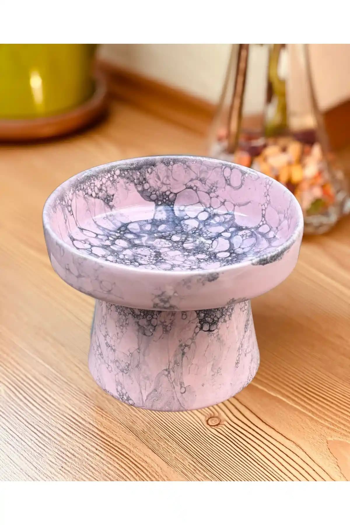 ALFO Eğimli Yüksek Seramik Mama ve Su Kabı: Sağlıklı ve Ergonomik Evcil Hayvan Ürünü