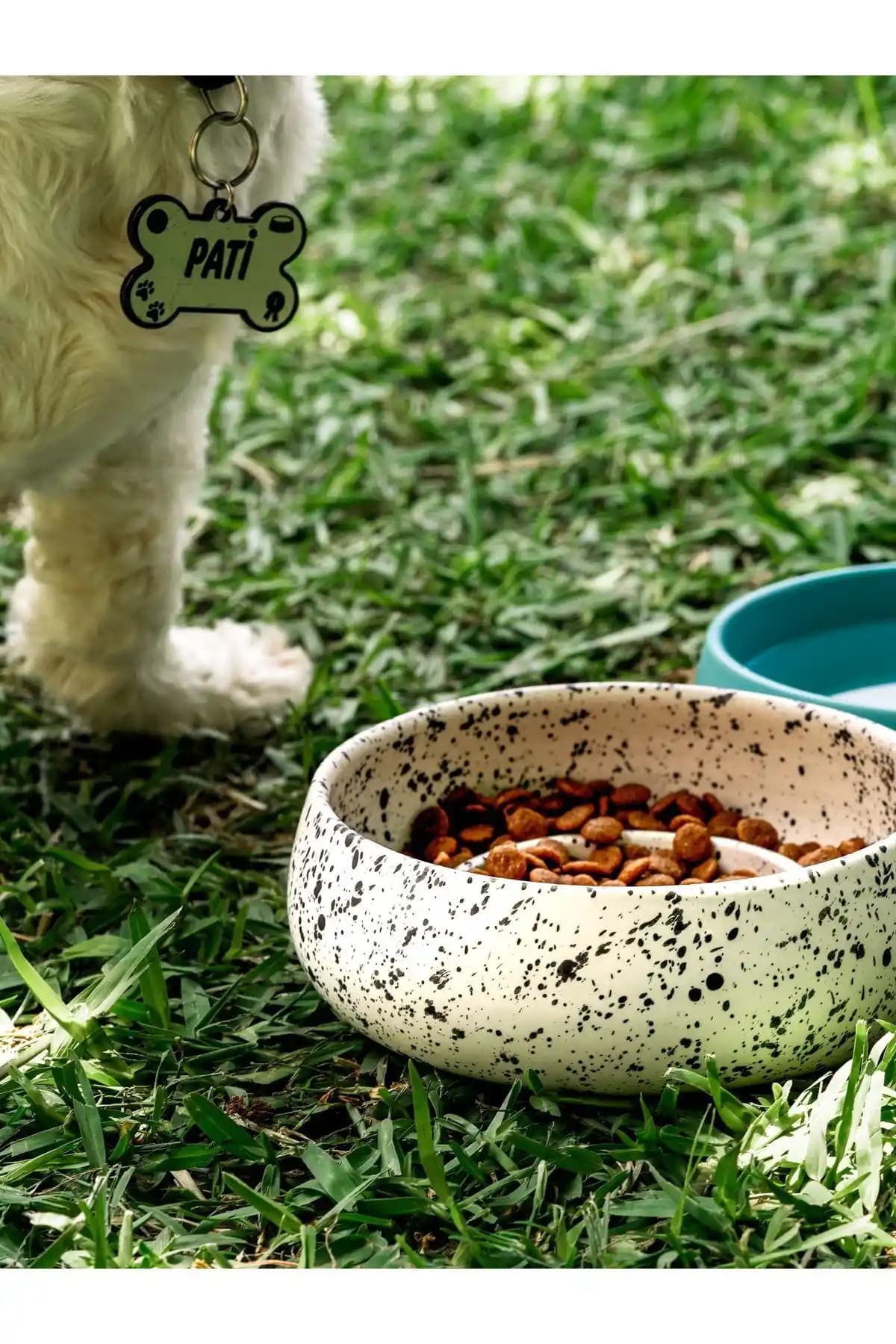 Beige & Stone Yavaş Yeme Seramik Mama Kabı Evcil Dostlarınız İçin Sağlıklı ve Güvenilir Seçenek