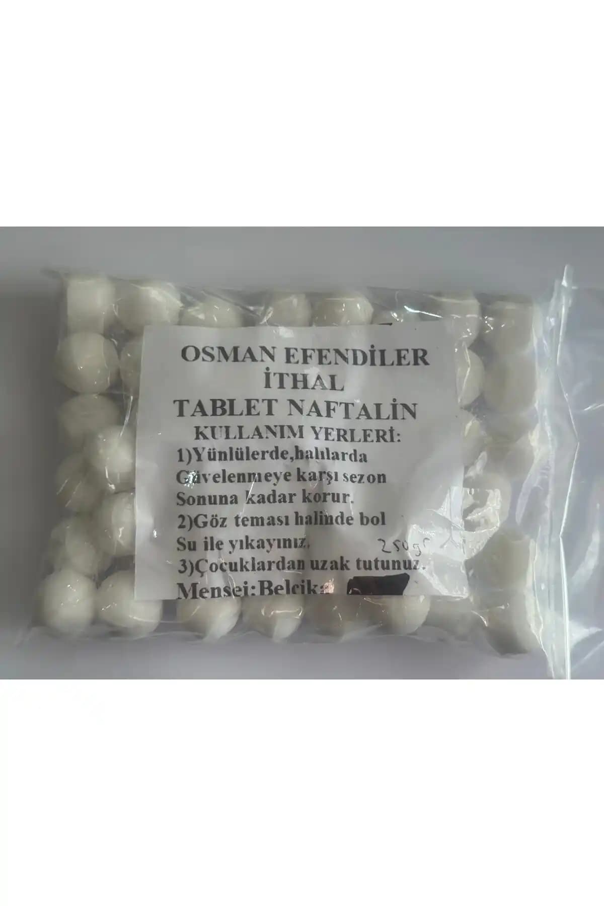 Belçika Menşeli Osmanefendiler Tablet Naftalin ile Etkili Böcek Kontrolü