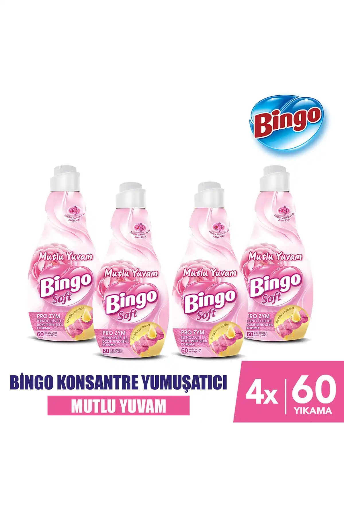 Bingo Soft Konsantre Çamaşır Yumuşatıcısı: Renk ve Doku Koruma ile Tazelik Sağlayan Temizlik Ürünü