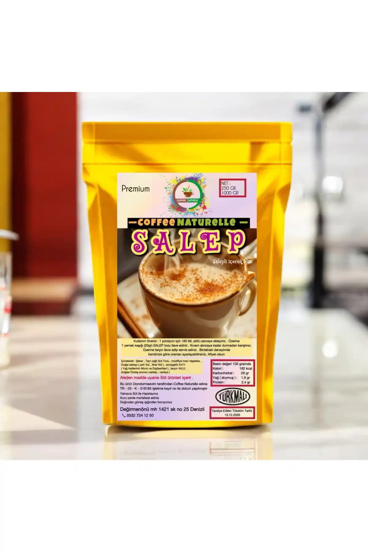Coffee Naturelle Salep 1 Kg Doğal ve Lezzetli Kış İçin Sağlıklı Şifa Kaynağı