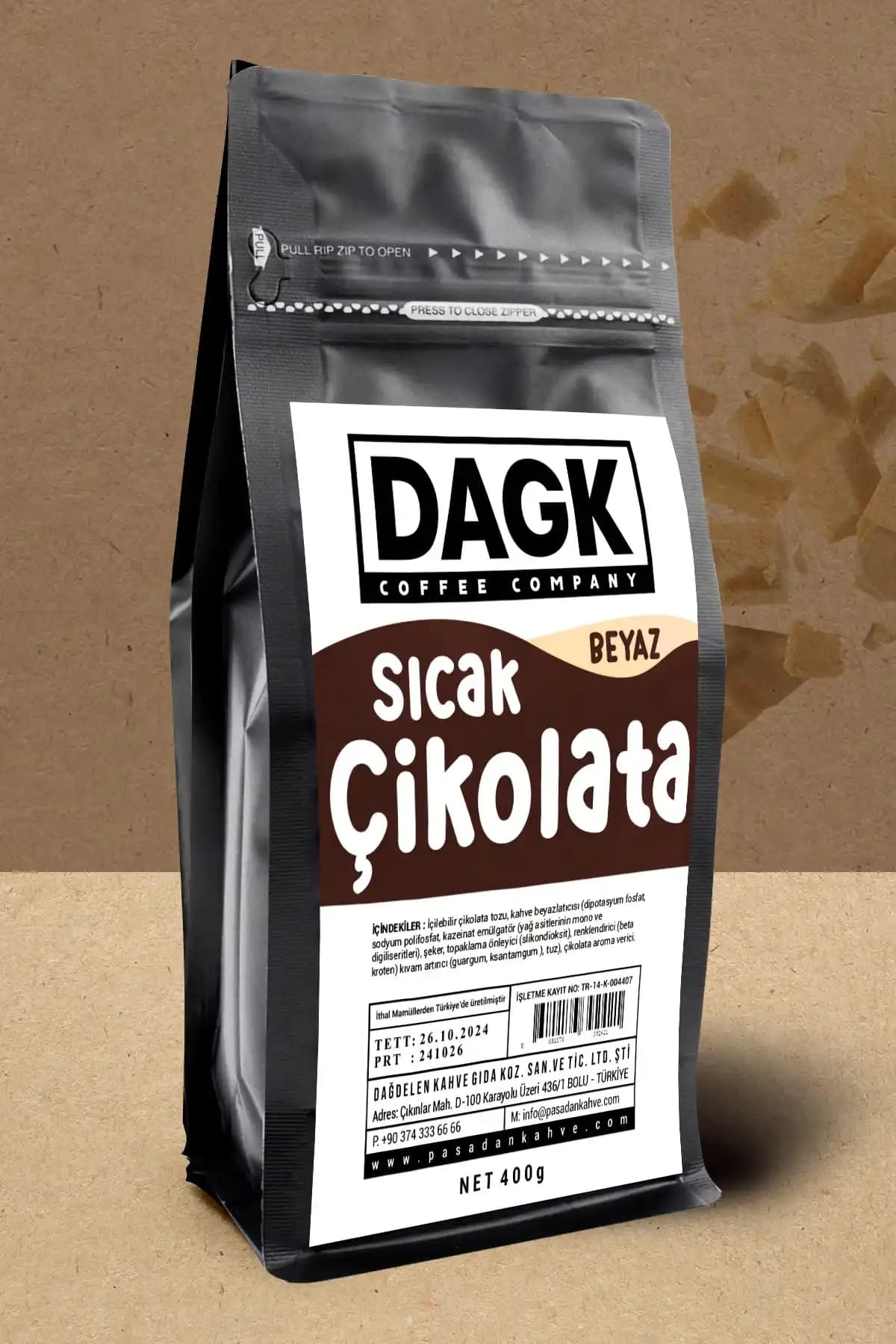 Dagk Beyaz Sıcak Çikolata 400g: Lezzetli ve Pratik Sıcak İçecek Alternatifi