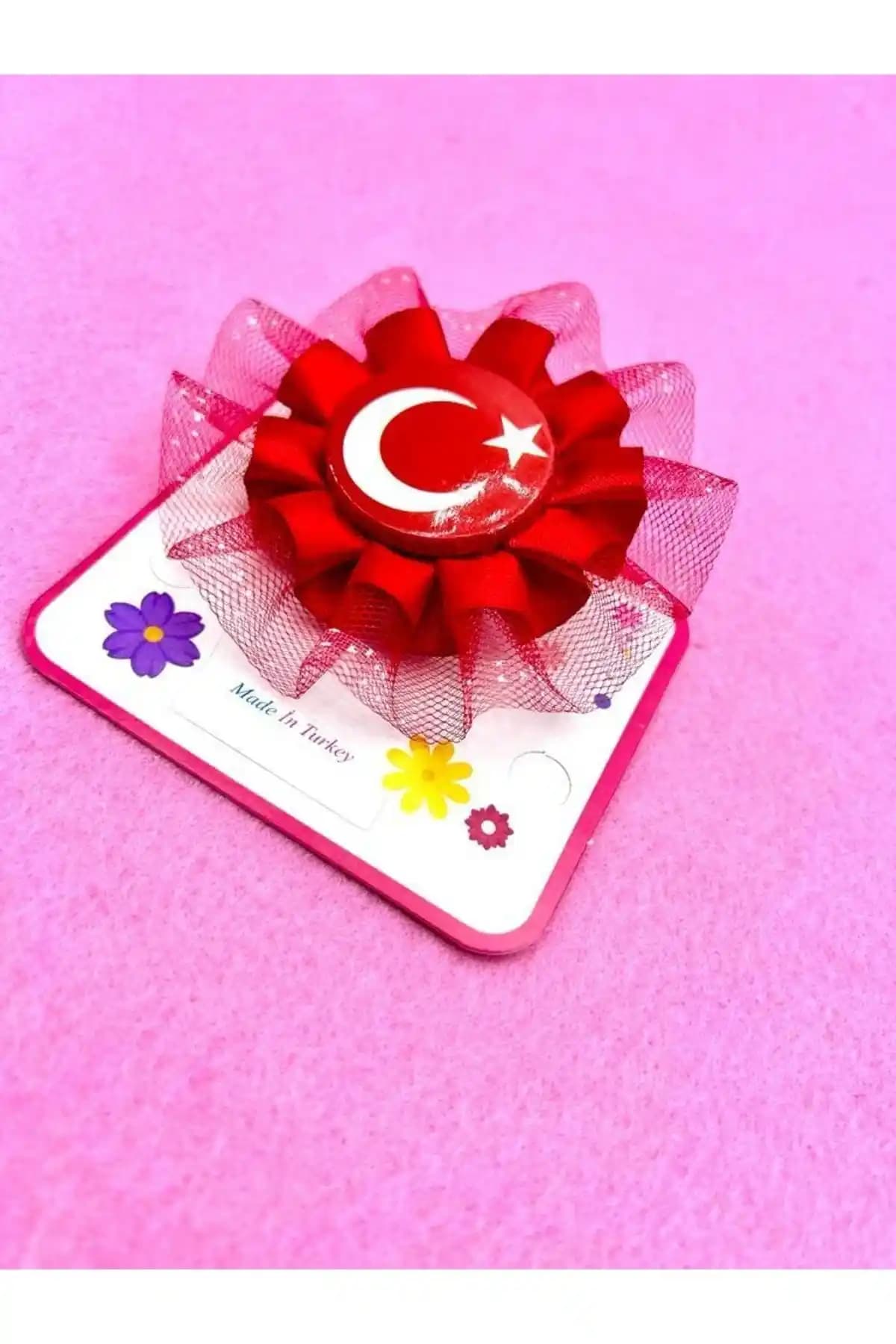 Diloshtrend 23 Nisan Türk Bayraklı Tokası Çocuklar İçin Şık ve Anlamlı Bir Aksesuar