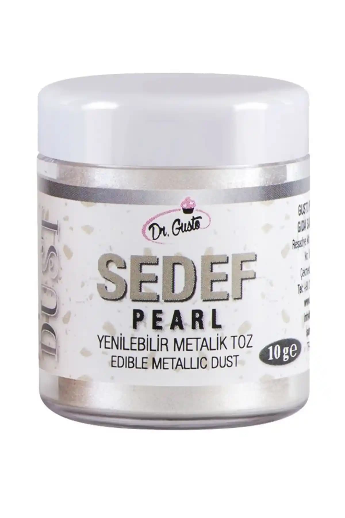 Dr Gusto Metalik Toz 10 Gram Sedef Renkli Estetik ve Dayanıklı Hobi Malzemesi