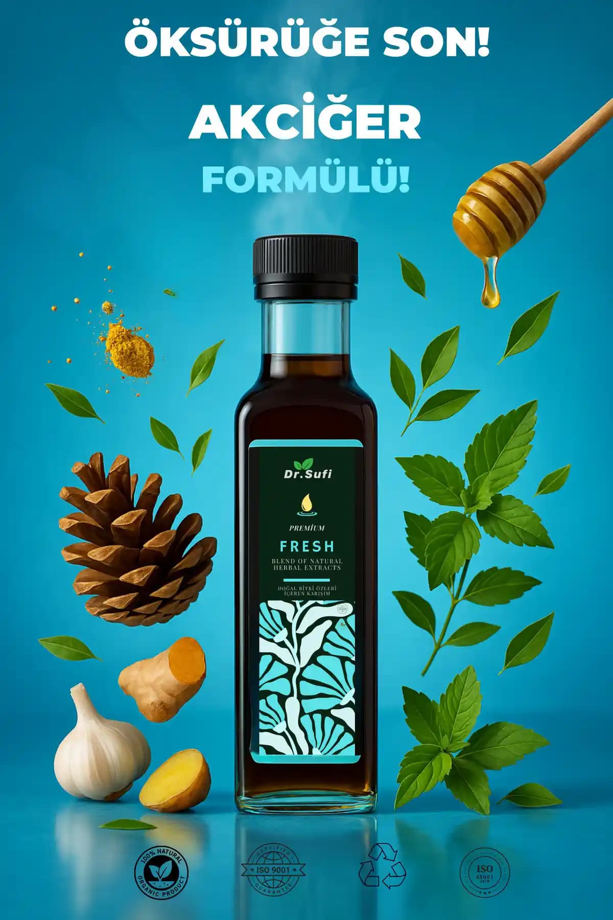 Dr Sufi Kozalak Pekmezi Sağlık ve Solunum Destekleyici Doğal Ürün 90 Karakter