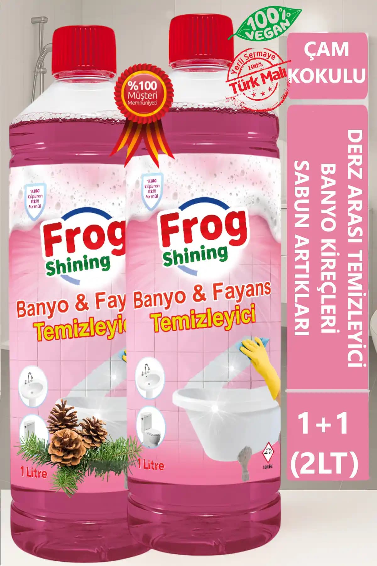 Frog Shining Ultra Banyo ve Derz Temizleyici: Güçlü Temizlik ve Parlaklık Sağlayan Çözüm