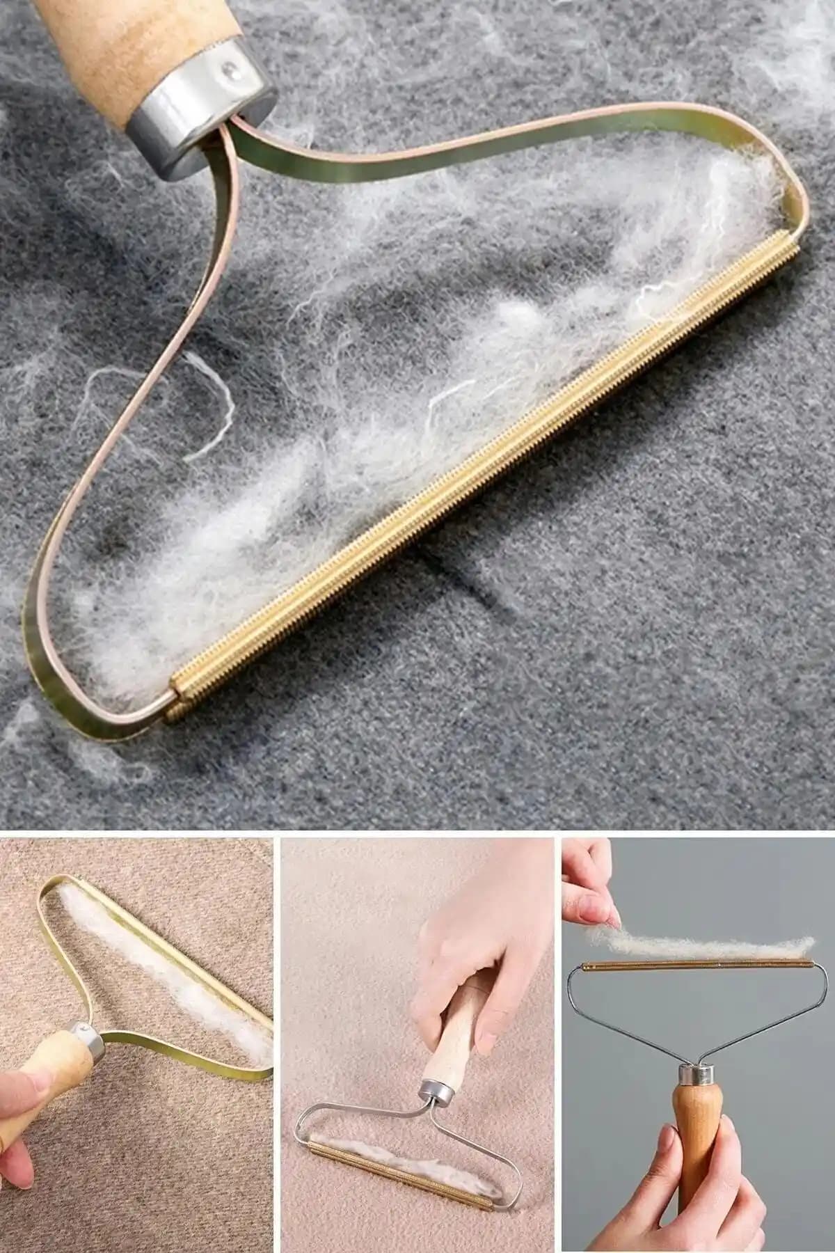 Genel Markalar Ahşap Saplı Tüy Toplama Elbisesi ile Evde Pratik Temizlik Çözümü