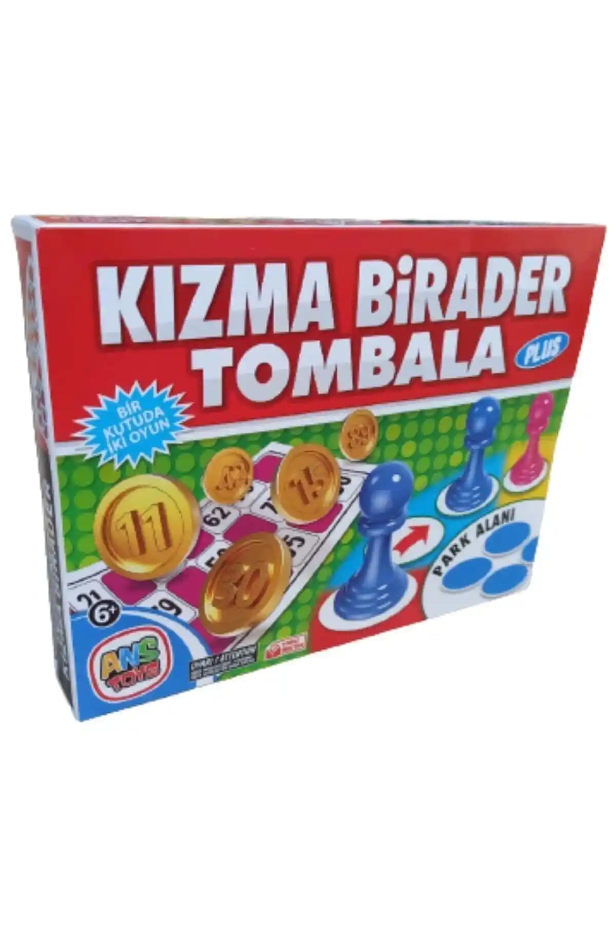 Genel Markalar Kızma Birader Tombala 2 Oyun Tek Kutu Eğlence ve Strateji Seti