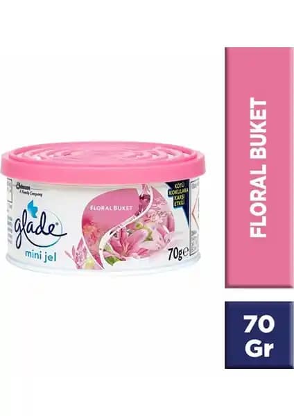 Glade Oda Kokusu Mini Jel Floral Buket: Bahar Temasıyla Ferah ve Pratik Kullanım