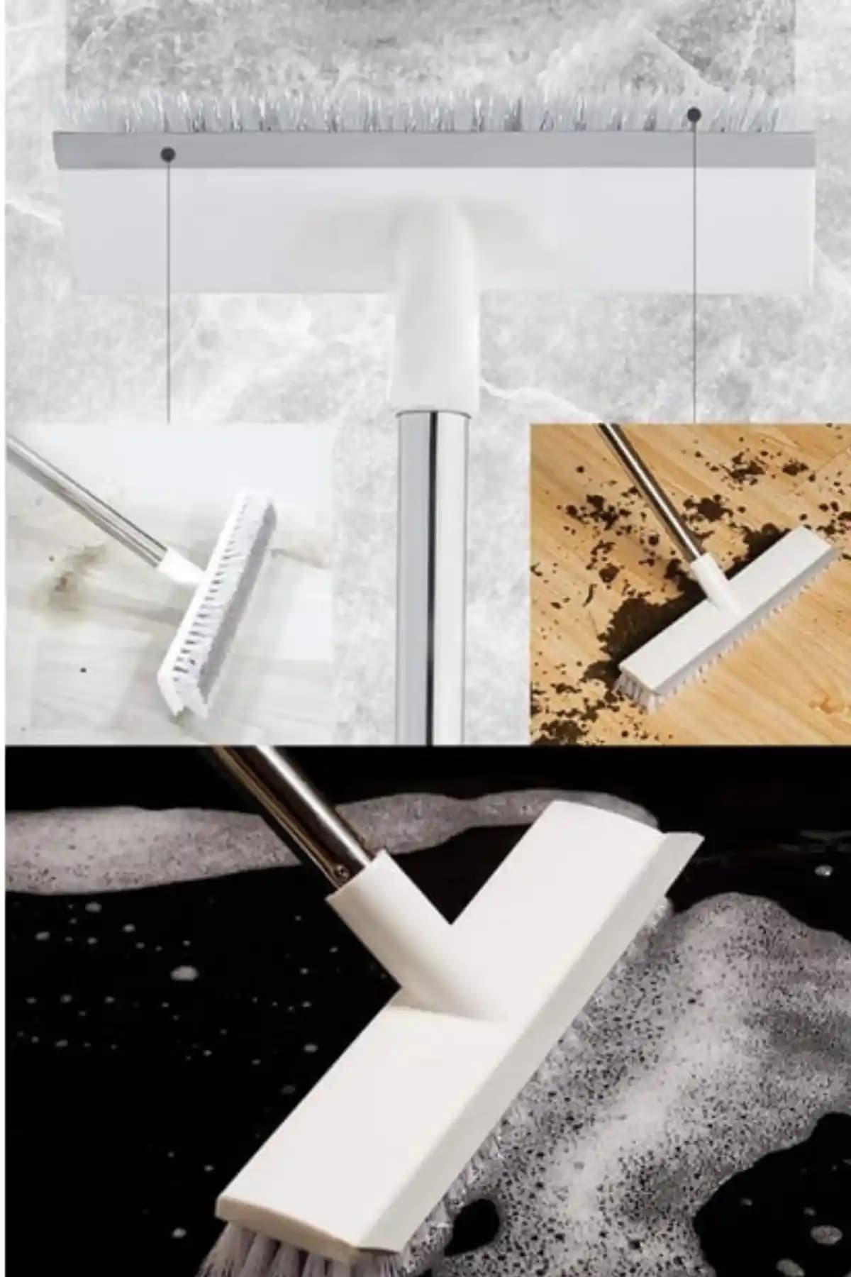 Granvex Fayans ve Halı Fırçası Seti: Çok Yönlü ve Ergonomik Temizlik Çözümü