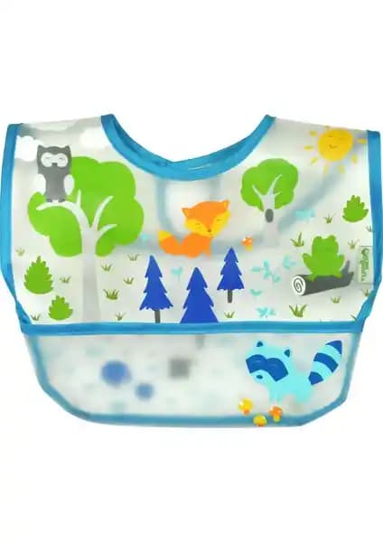 iPlay Su Geçirmez Eva Kumaş Bebek Mama Önlüğü Güvenli ve Pratik Kullanım İçin Uygun