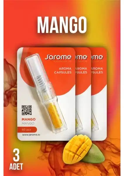 Jarome Mentol Topu Mango Aromalı Kapsüller 3'lü Paket Fransız Kalitesiyle