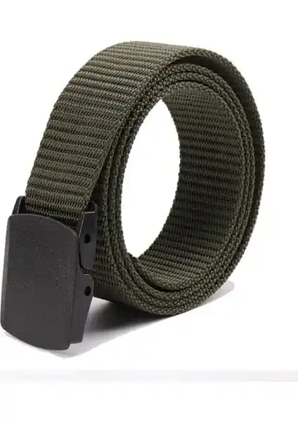 Kemer Dünyası Plastik Tokalı Taktikal Bez Kemer: Dayanıklı ve Şık Tasarım Özellikleri