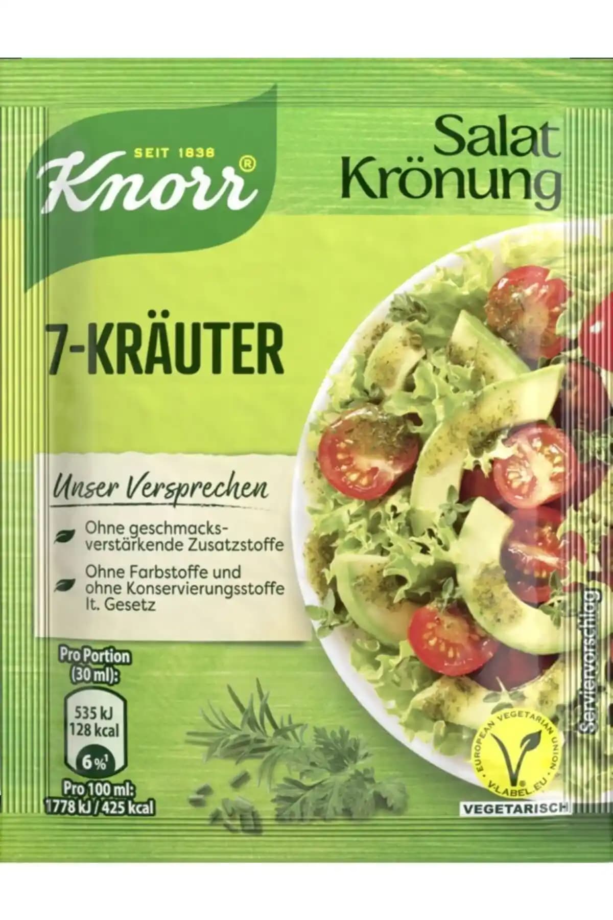 Knorr Salat Krönung 7-Krater 5'li Paket: Pratik ve Lezzetli Salata Baharatı Seçeneği