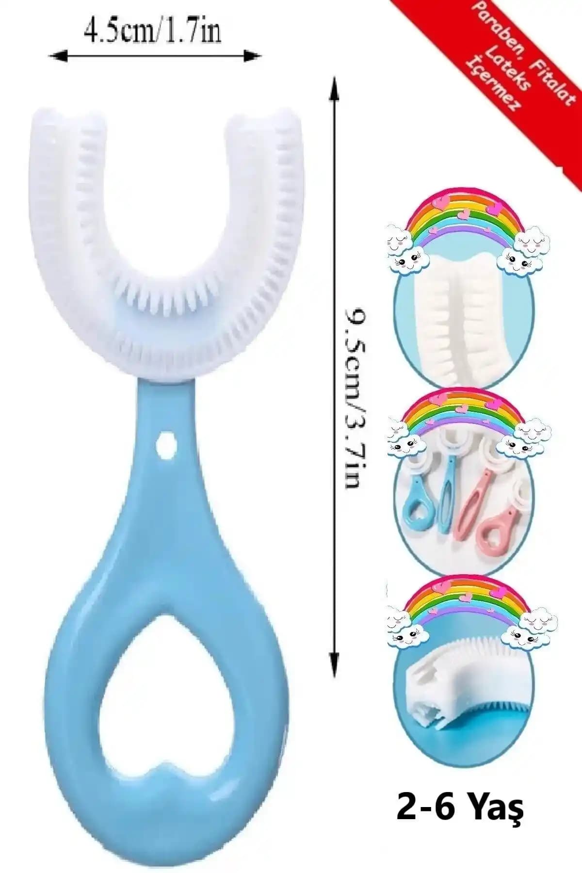 Mas Lord U Şekli Bebek Diş Fırçası: Güvenli ve Eğlenceli Çocuk Diş Bakım Ürünü