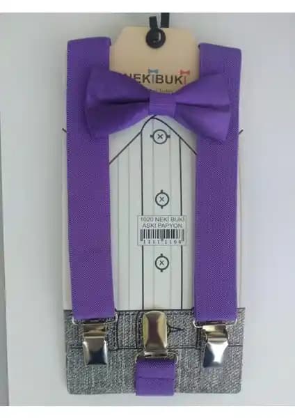 Meriç Bebe Ayarlanabilir 1-9 Yaş Çocuk Pantolon Askısı ve Papyon Takımı Tanıtımı