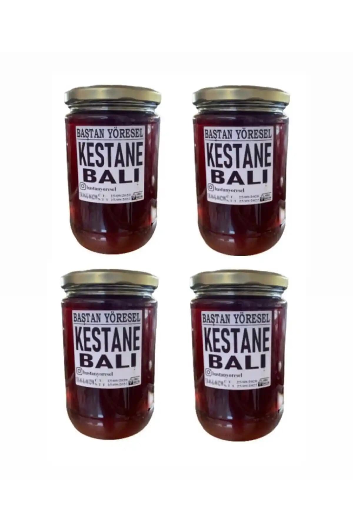 Muğla Kestane Balı 4x850GR Doğal ve Katkısız Sağlıklı Bal Seçeneği
