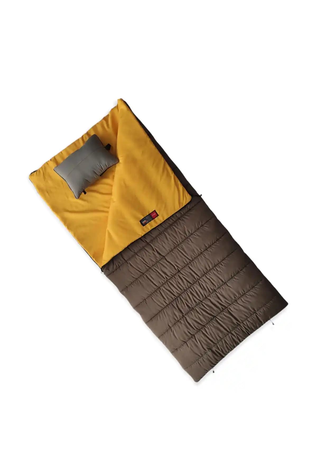 Naturecamp Ursa 350 Kahverengi Kamp Uyku Tulumu 4 Mevsim Kullanım İçin Uygun