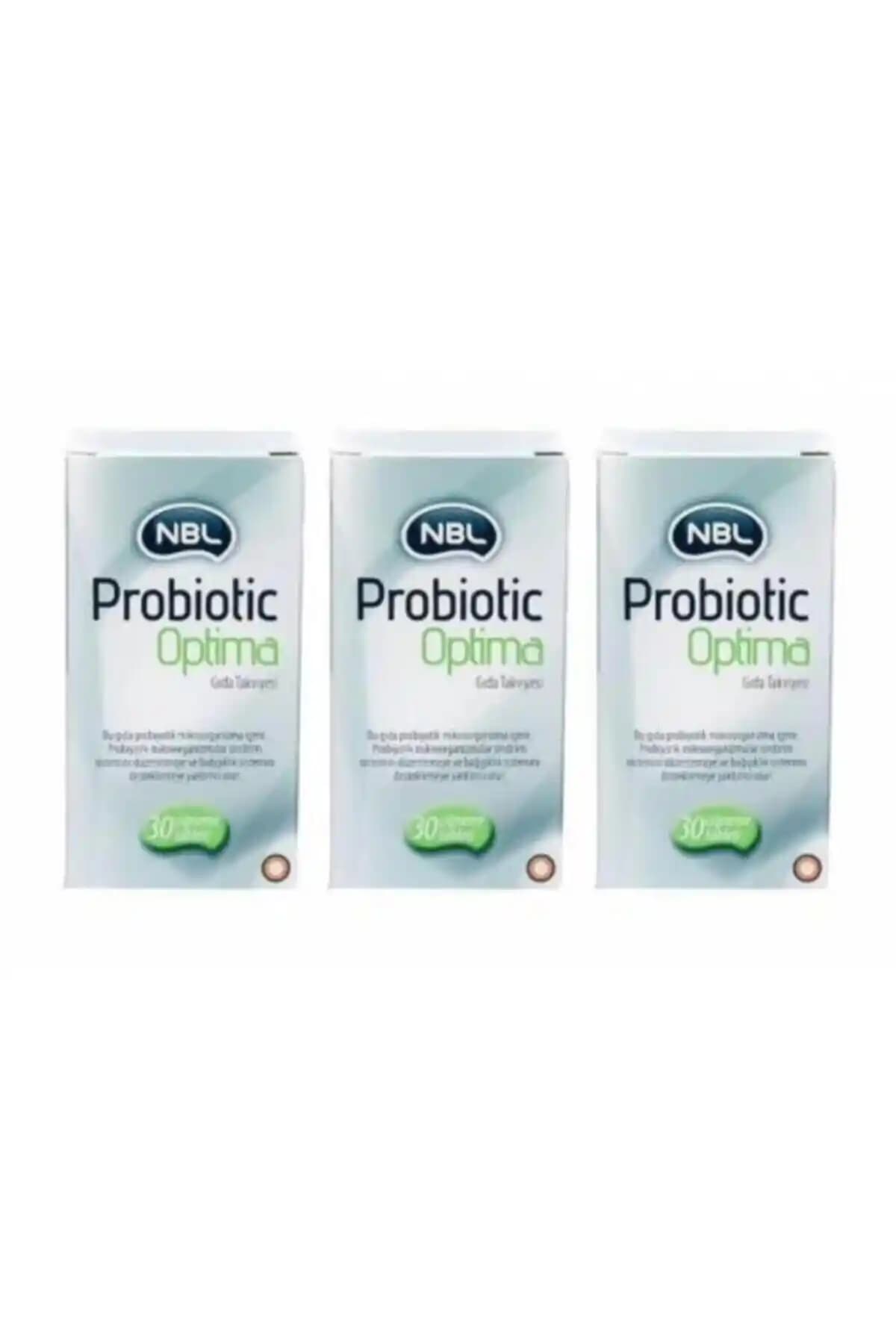 NBL Probiotic Optima 30 Tablet Sağlıklı Sindirim Desteği ve Güçlü Bağırsak Florası