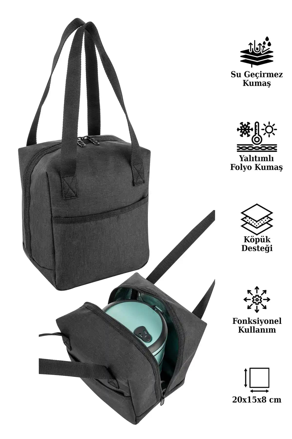 NS Güvenilir Ns 10 Lt Soğutucu Kamp Piknik ve Dış Mekan Kullanımı İçin Yalıtımlı Çanta