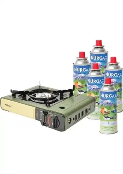 Nurgaz Portatif Kamp Ocağı Ng 501: Güvenli ve Hafif Dış Mekan Pişirme Çözümü