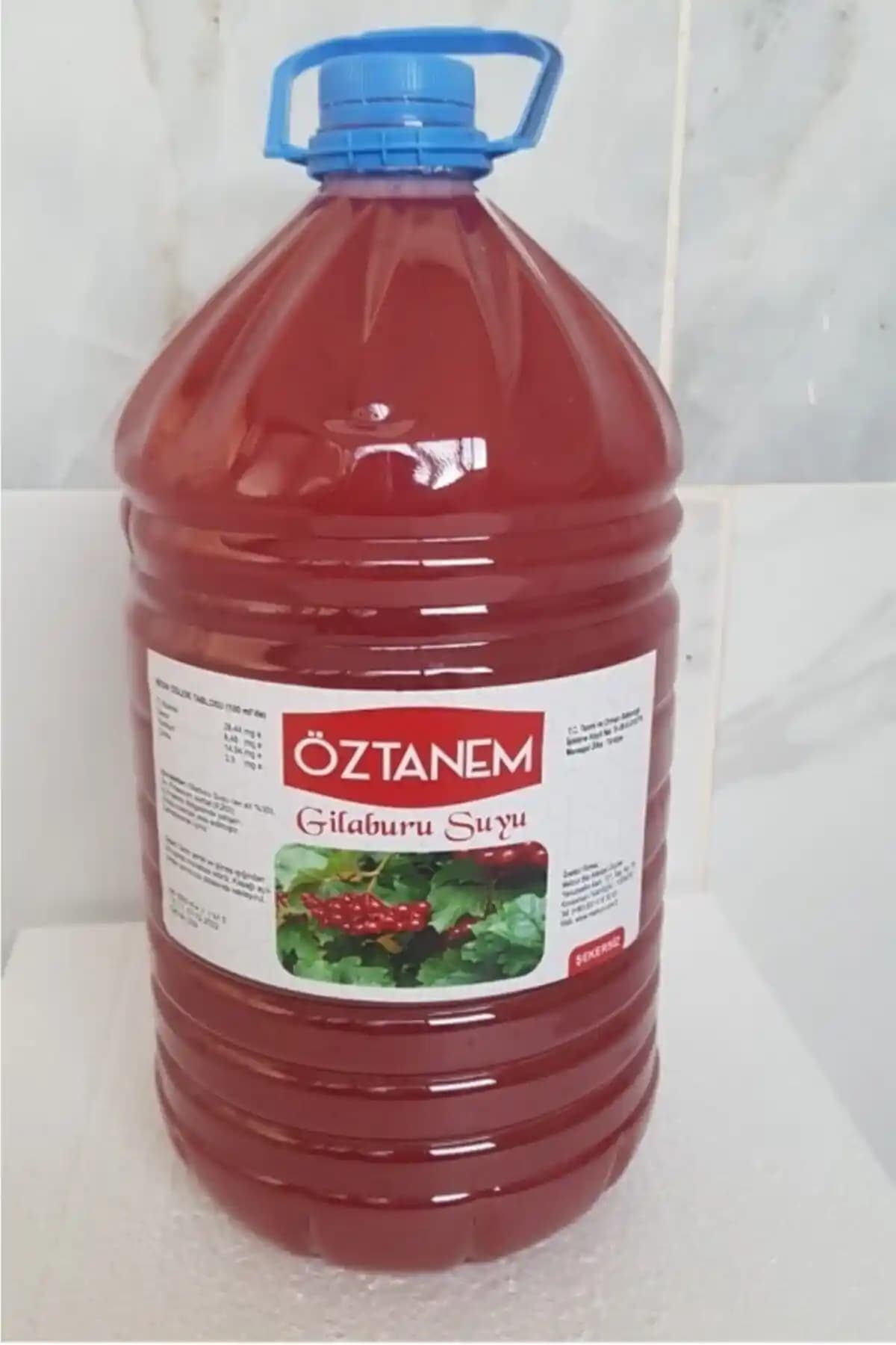 ÖZTANEM Gilaburu Suyu 5 litrelik doğal bitkisel içecek sağlığı destekler