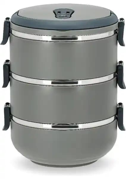 Penguen 3 Katlı Sefer Tası: Dayanıklı ve Pratik Yemek Saklama Çözümü