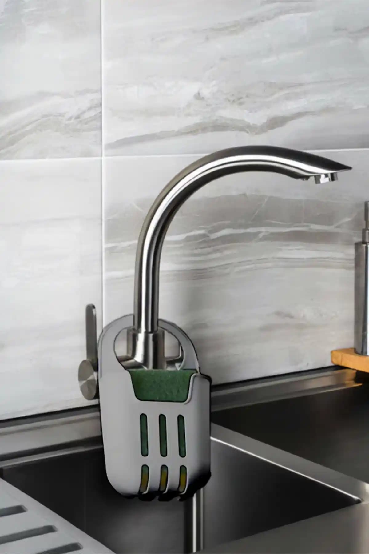 Porsima Org-319 Pratik Askılı Silikon Bulaşık Süngerlik Düzenleyici Özellikleri ve Kullanım Avantajları