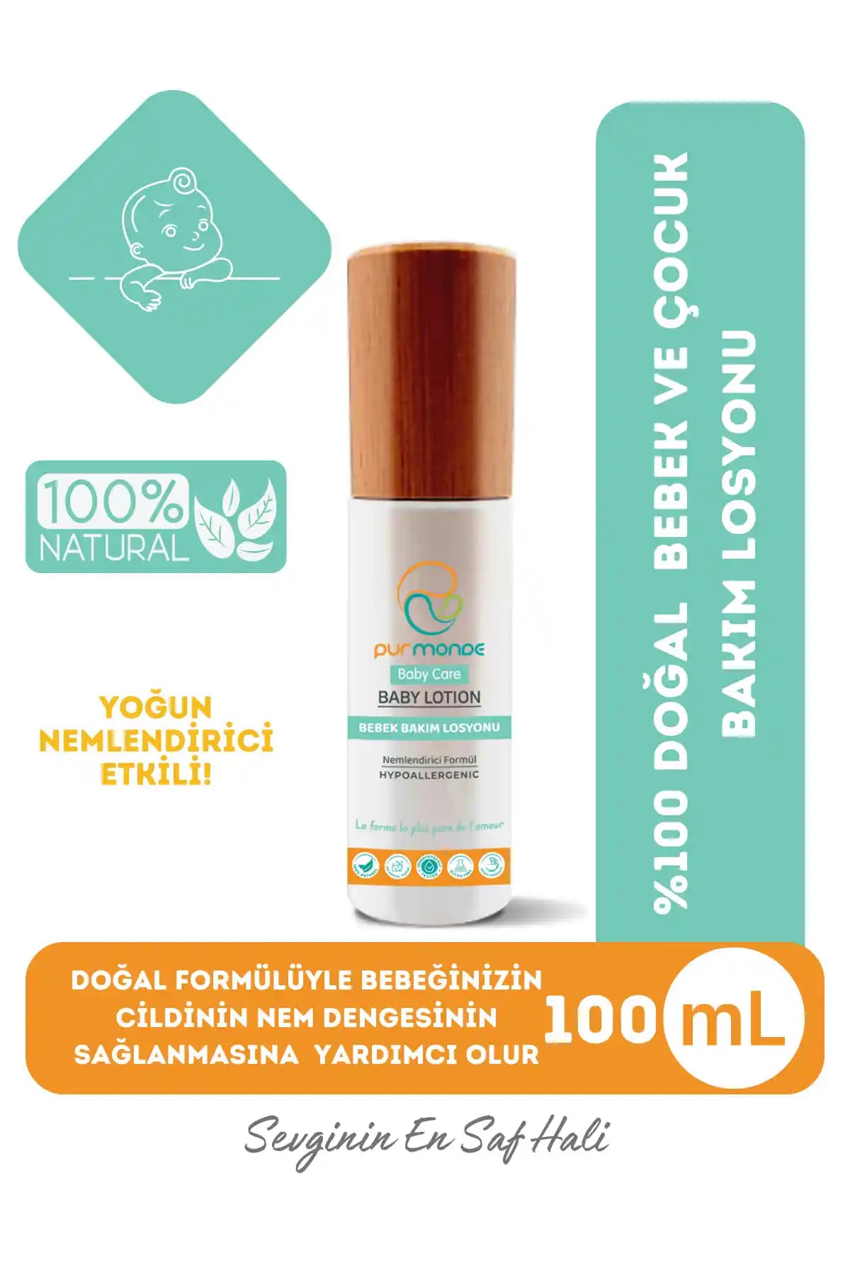 Pur Monde Doğal Bebek Bakım Losyonu Hassas Ciltler İçin Güvenilir ve Etkili Çözüm