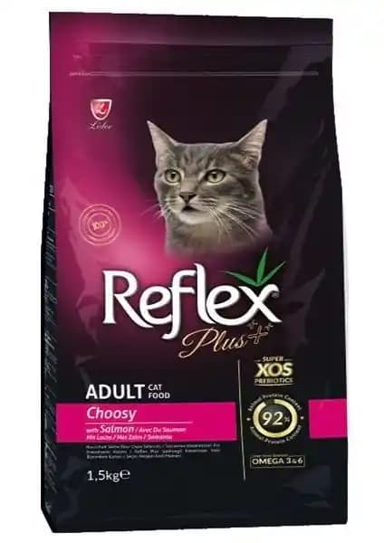 Reflex Plus Adult Choosy Somonlu Yetişkin Kedi Maması: Kaliteli ve Doğal İçeriklerle Sağlıklı Beslenme