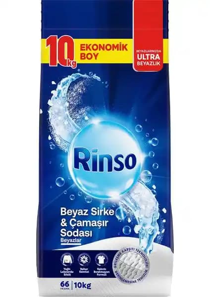 Rinso Beyaz Sirke ve Çamaşır Sodası ile Beyaz Giysilerin Parlaklığını Koruma Rehberi