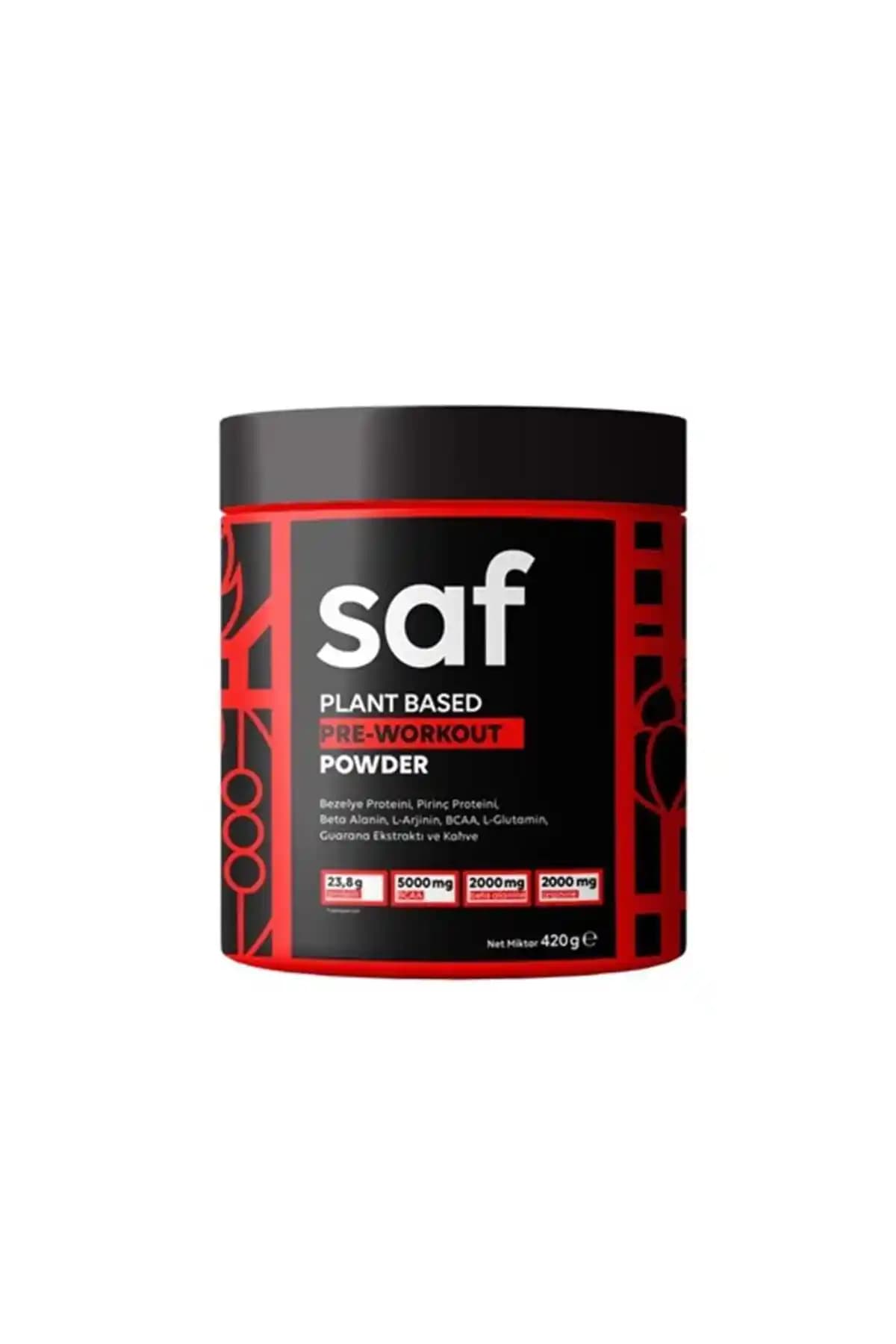 Saf Nutrition Athletics Pre-Workout Protein Mix: Doğal İçeriklerle Güç ve Enerji Artırıcı Spor Takviyesi