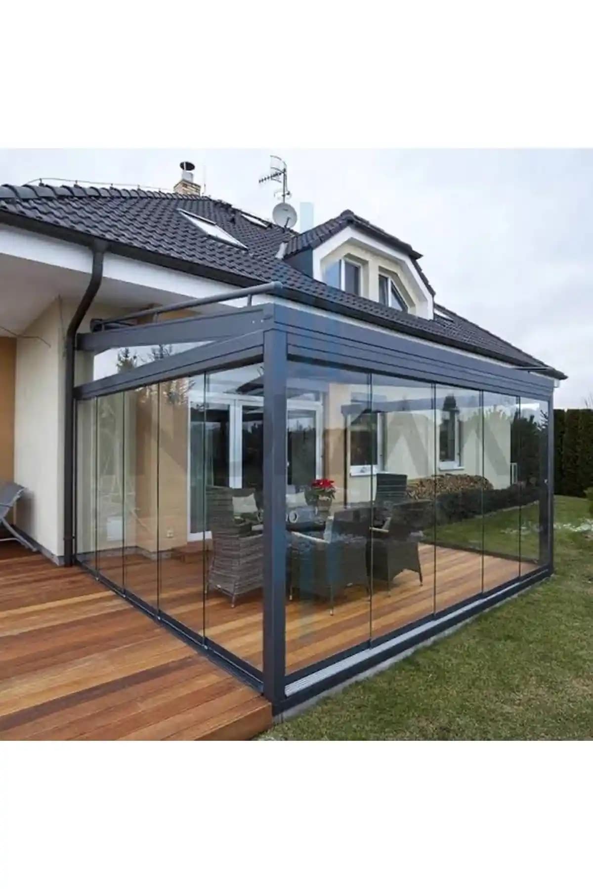 Şeffaf Branda 2x2,5 Metre Kış Bahçeleri ve Dış Mekanlar İçin Dayanıklı Koruma Çözümü