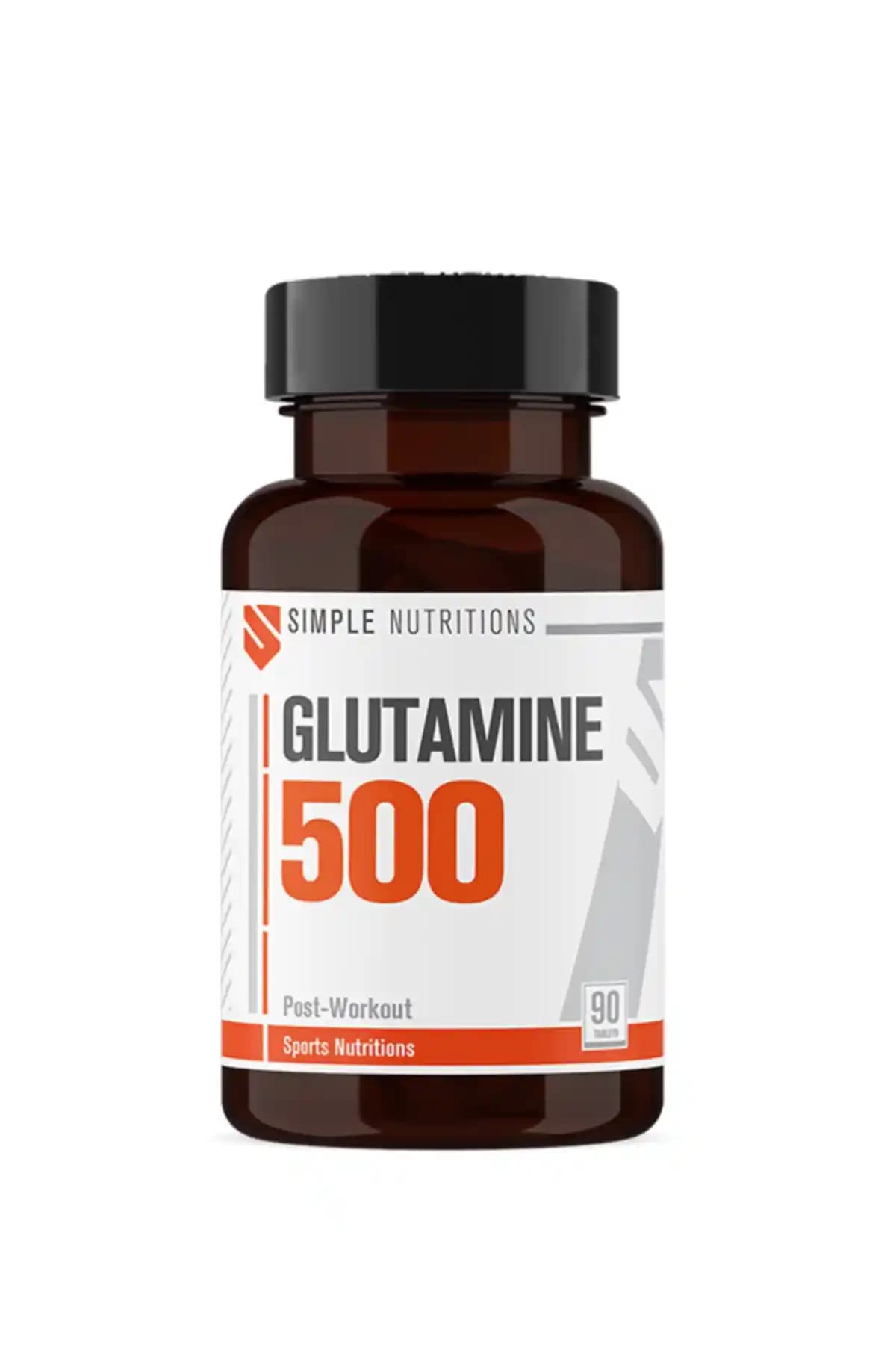 Simple Nutritions Glutamine 500 mg Kas Gelişimini Destekleyen Güçlü Takviye Ürünü