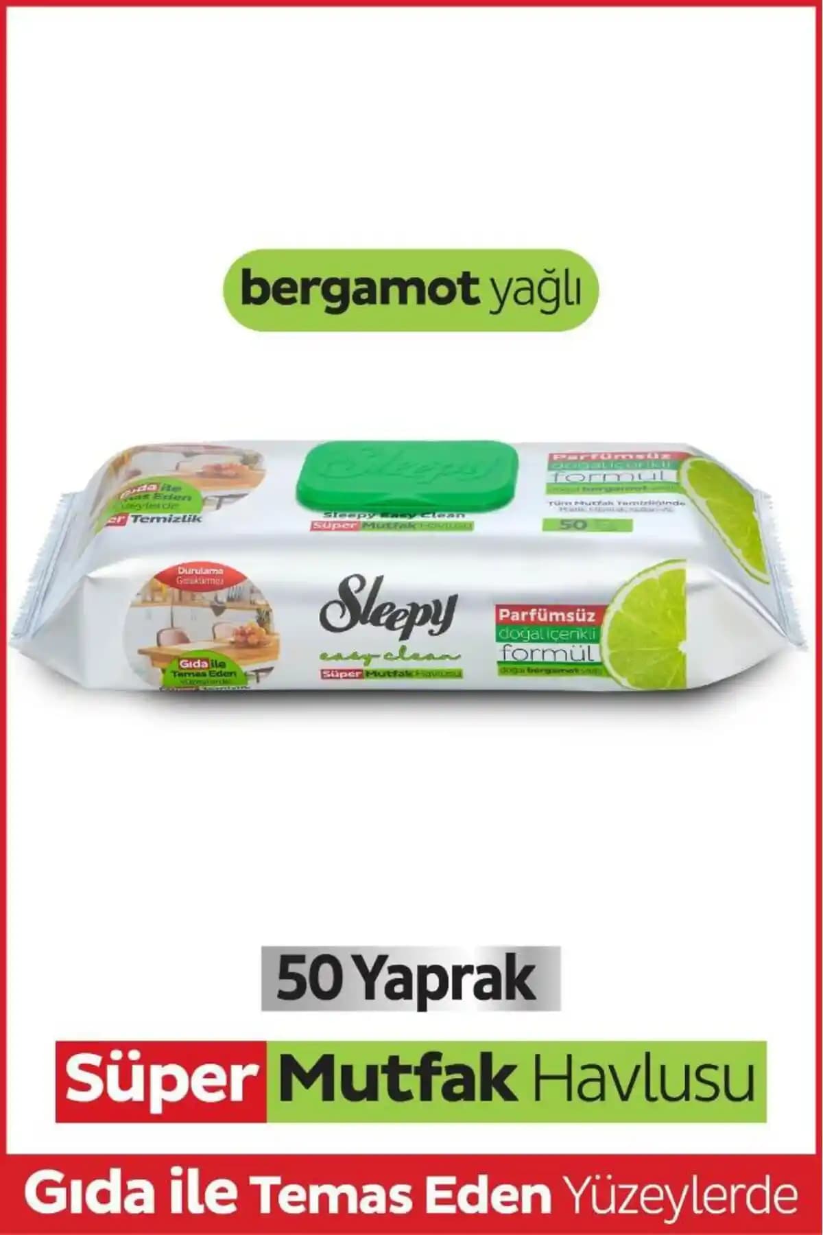 Sleepy Easy Clean Bergamot Yağlı Yüzey Temizlik Mendili ve Havlusu Seti Detaylı İnceleme