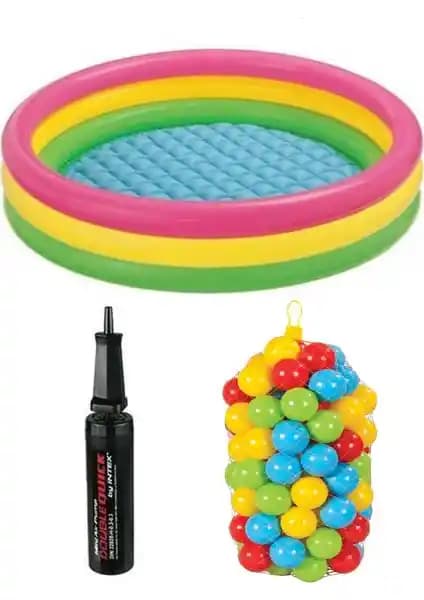 SmartFox Şişme Taban Oyun Havuzu: Güvenli ve Dayanıklı Çocuklar İçin Yaz Oyun Alanı