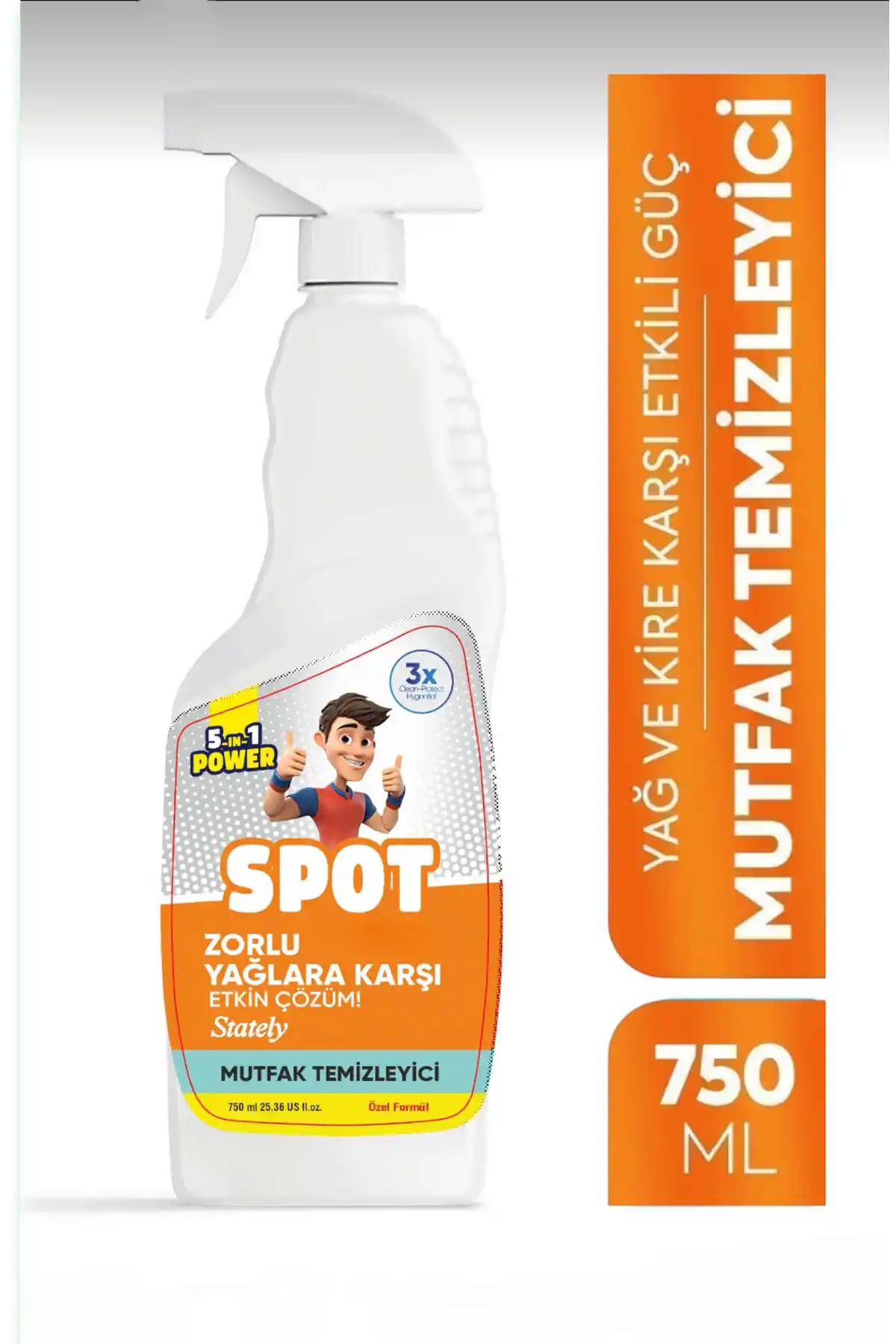 Stately Ultra Güçlü Yağ Çözücü Mutfak Temizliğinde Etkili ve Ekonomik Çözüm