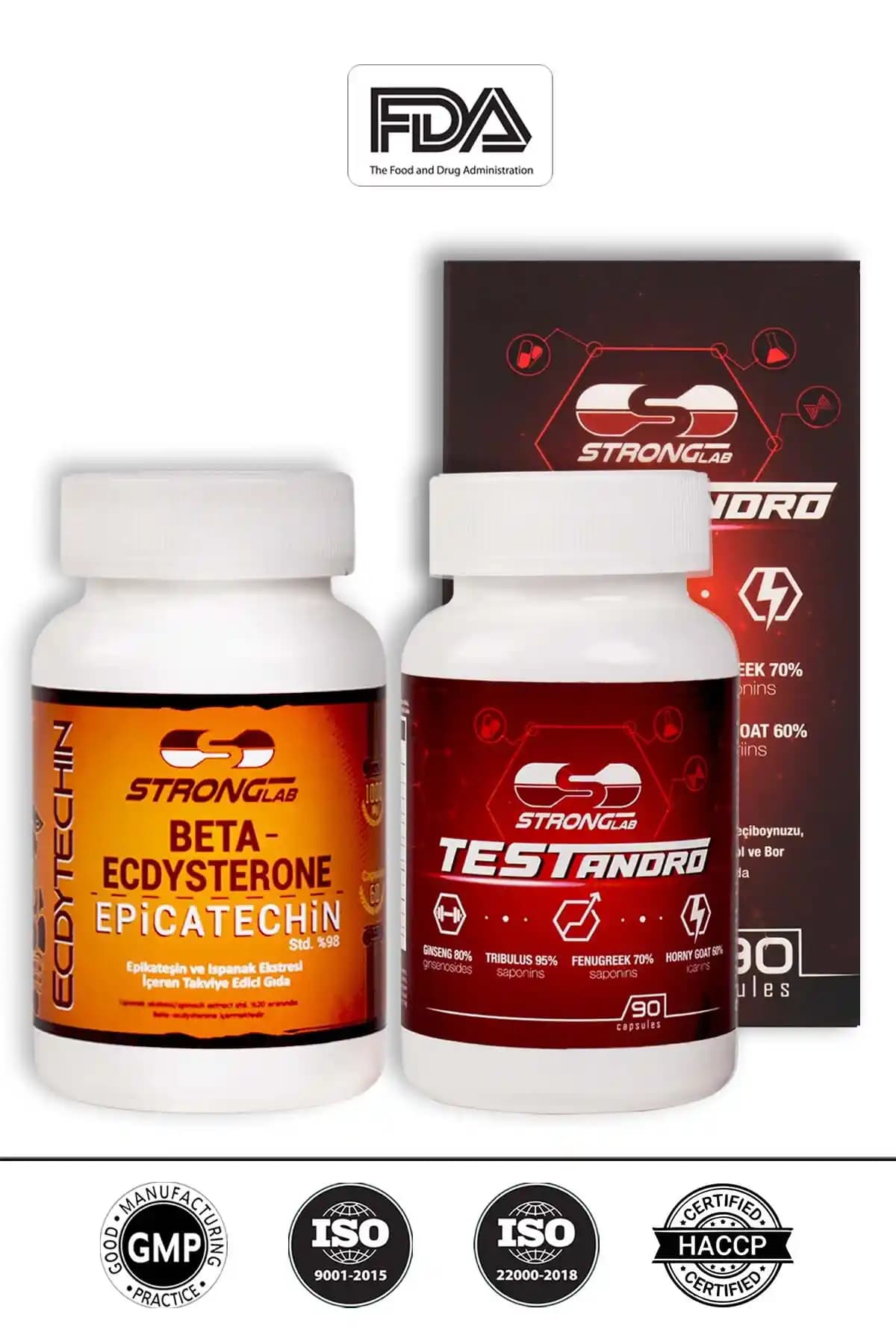 Strong Lab Testandro Kas Gelişimini Destekleyen Güçlü Takviye Ürünü