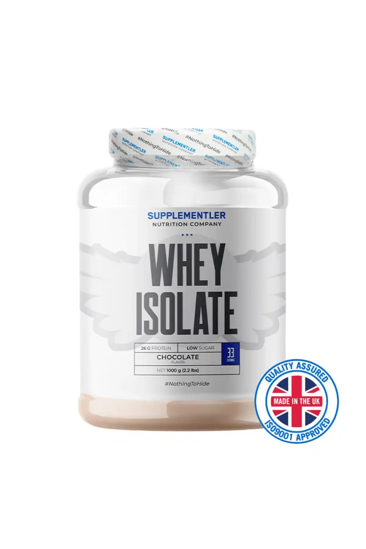 Supplementler Whey Isolate 1000 gr Çikolata Aromasıyla Yüksek Kaliteli Protein Kaynağı